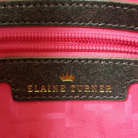 Elaine Turner gray metallic bag - Picture 5 of 8